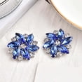 thumbnail image 2 of KLKCMS 2 Pcs Elegant Rhinestone Clips s Jewelry Crystal Decoration Buckle Heels Diamond Blue, 2 of 6