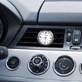 thumbnail image 3 of Pompotops 4inch Dashboard Fluorescent Clock - Mini Car Sticked To Watch Car Truck Dashboard And Vent Mini Car Clock Clearance, 3 of 4