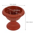 thumbnail image 4 of Urn Planter Plastic Red For Home Decorators 1Pcs 7.9X7.1X7.1in, 4 of 7
