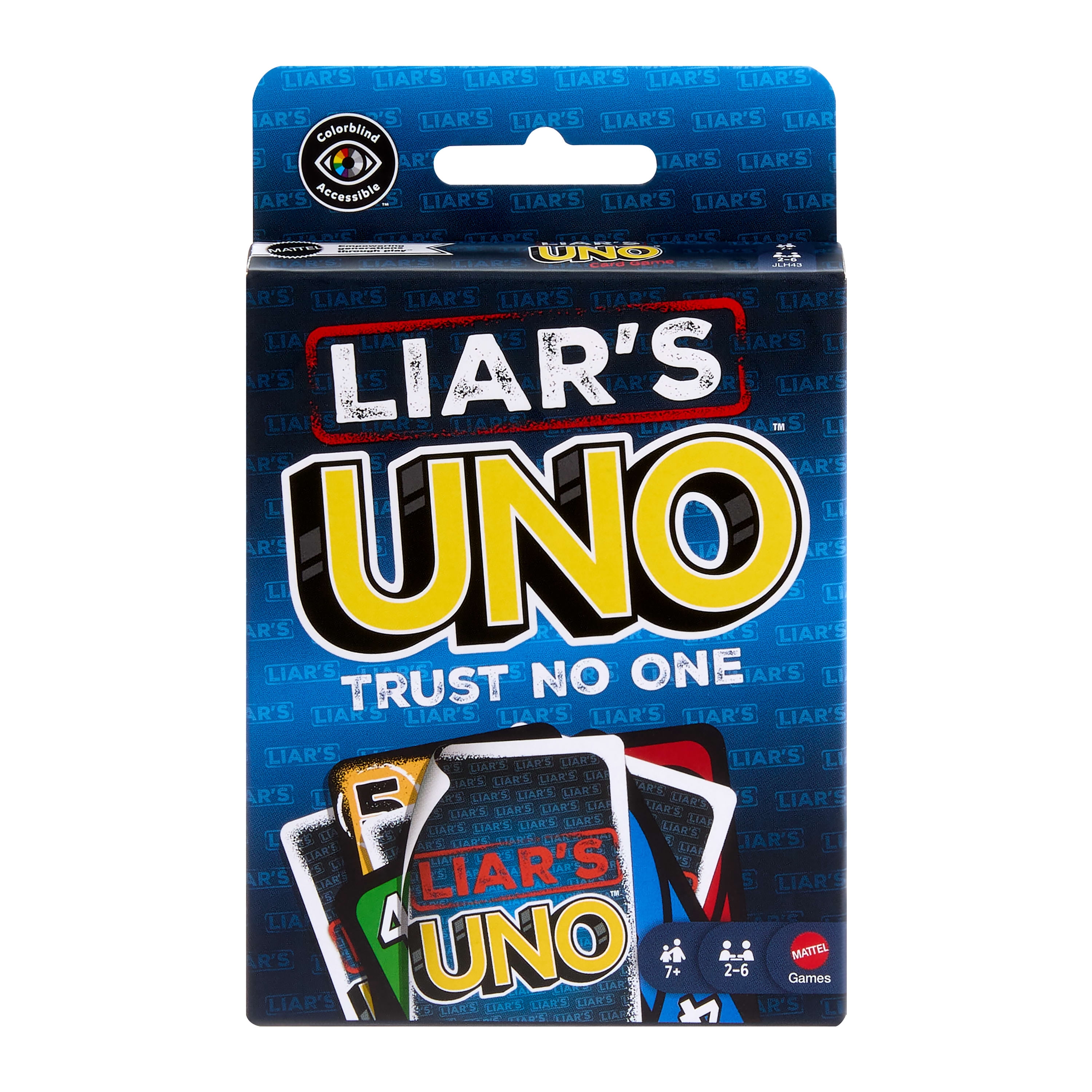 Liar’s UNO Card Game for Adults, Kids, Families, Parties & Game Nights, Trick Play & Bluffing - Walmart Exclusive