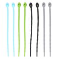 thumbnail image 1 of 8pcs Food Grade Silicone Ties Multi-use Kitchen Food Vegetable Binding Bands, 1 of 8