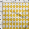 thumbnail image 3 of oneOone Cotton Poplin Yellow Fabric Check Argyle Sewing Craft Projects Fabric Prints By Yard 42 Inch Wide, 3 of 4