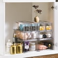thumbnail image 3 of Sorbus Large Clear Stackable Storage Drawers, Plastic Storage Drawers with Handles for Laundry Room, Office, Closet, Desk, Home, Kitchen, Pantry, Bathroom, Room, Organization and Storage (2 Pack), 3 of 9