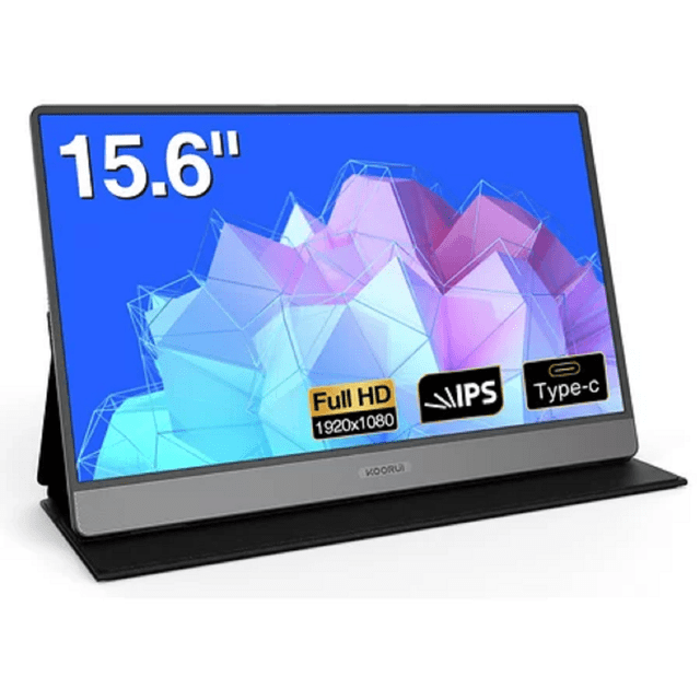 Refurbished KOORUI 15B1 15.6'' 1080P FHD Portable Laptop Monitor