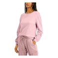 thumbnail image 3 of I.N.C Womens Embellished-Sleeve Sweatshirt, Pink, Small, 3 of 3