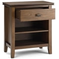 thumbnail image 4 of Trent Home Table de Chevet Transitionnel en Bois 24 Pouces en Brun Naturel Rustique, 4 of 11