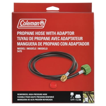 Tuyau et adaptateur pour gaz propane à pression élevée Coleman