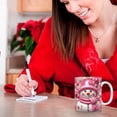 thumbnail image 3 of TIMIFIS Mug Lettering Christmas Mug Inflated Snowman Mug, Santa Mug Press Puffy 15oz 11oz Coffe Kitchen Appliances, 3 of 5