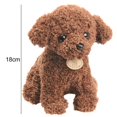 thumbnail image 4 of White Adorable Realistic Furry Toy Dog for Children Gift and Home Decoration, 4 of 5