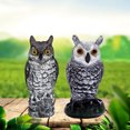 thumbnail image 2 of 2 Pieces Owl Statue for Garden, Waterproof Realistic Vintage Fake Owl, 2 of 8