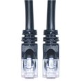 thumbnail image 1 of Cat6a Noir Ethernet Patch Cable Snagless Moulé Boot 500 MHz 5 Pieds, 1 of 1
