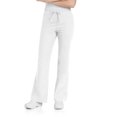 thumbnail image 1 of Landau Essentials Flare Leg Scrub Pants for Women: Classic Relaxed Fit, Drawstring/ Elastic Waist 8335, 1 of 1