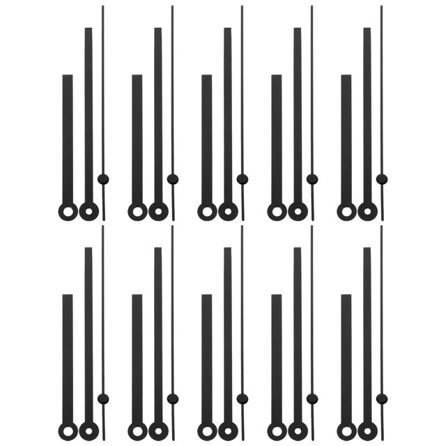SHISUYAN 10 Sets Clock Hands Professional DIY Wall Clock Hands Replacement Clock Accessories
