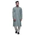 thumbnail image 1 of Atasi Designer Kurta Pajama For Men Printed Straight Kurta Set Summer Clothing, 1 of 5