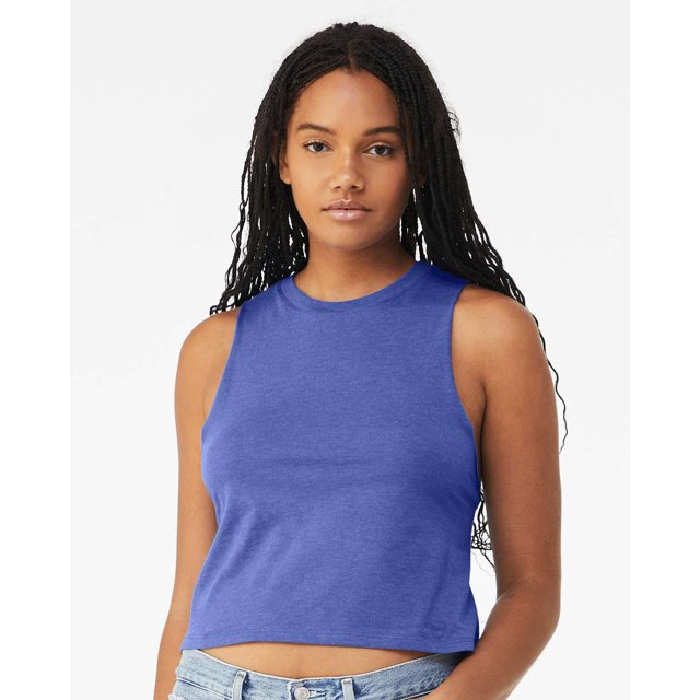 Bella + Canvas Ladies' Racerback Cropped Tank