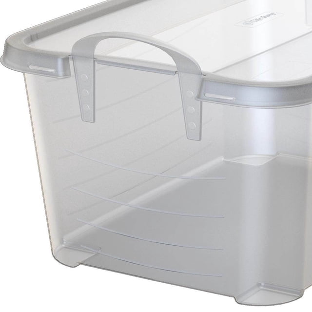 Life Story Boîte Transparente Empilable pour l'Organisation et le Rangement de Garde-Robe, 55 Pintes (Lot de 8)