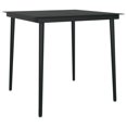 thumbnail image 3 of vidaXL 3 Piece Garden Dining Set Black, 3 of 4