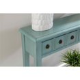 thumbnail image 4 of Pemberley Row Wood Teal Blue Console Table Rectangular Slimline 60" Unassembled, 4 of 21