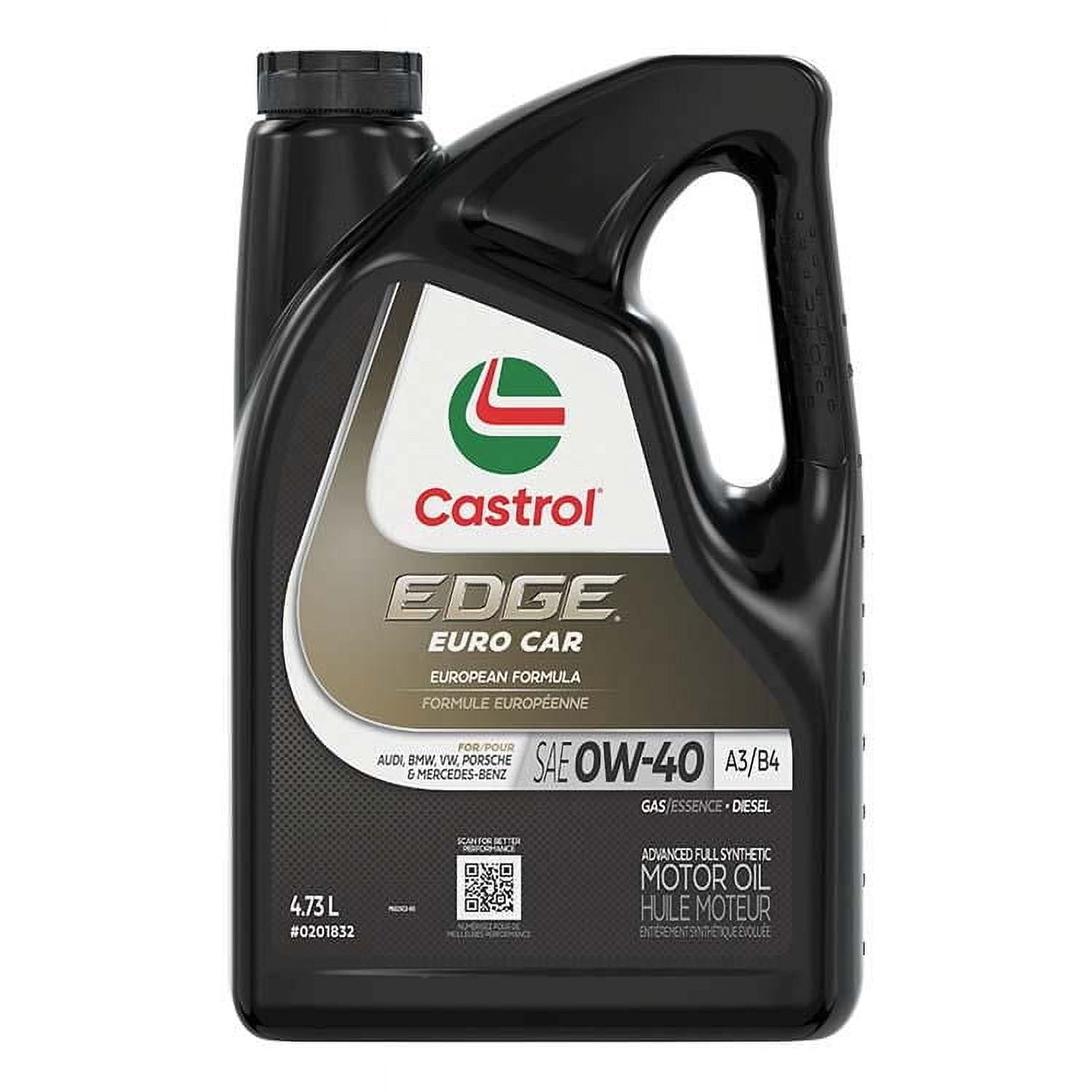 CASTROL EDGE EURO 0W40 4.73L