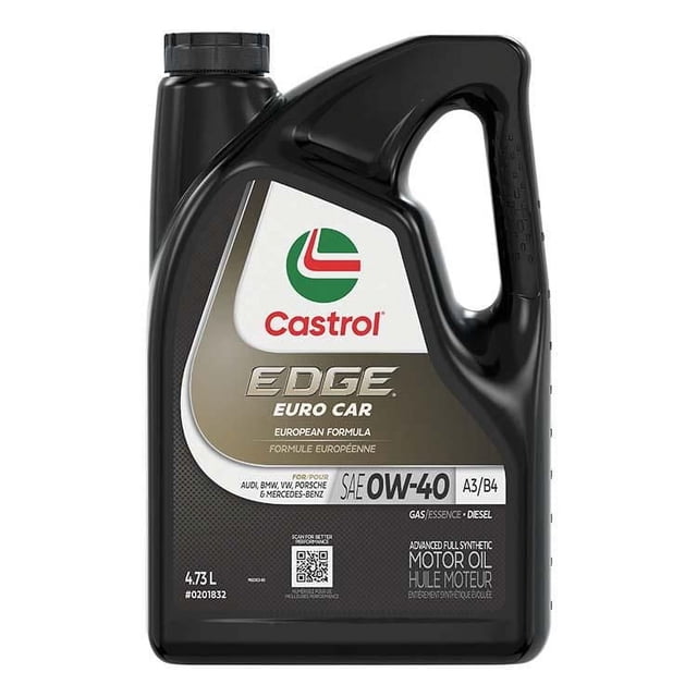 CASTROL EDGE EURO 0W40 4.73L