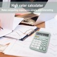 thumbnail image 4 of Desk Calculator Large Display Calculator Dual-Power Handheld Desk Calculator with 12 Digit Large Lcd Display for Students & Kids, 4 of 7