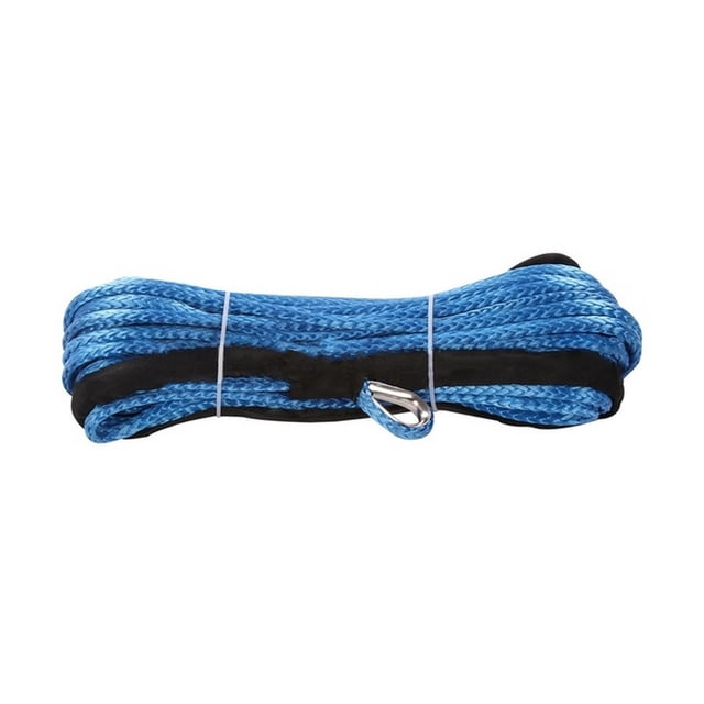 15m Winch Cable Cable Towing Car Tow Strap Trailer Rope With Hook For ATV Off Road Accessories 7700lbs 3.5T