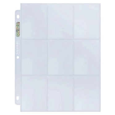 Ultra PRO Silver Series 9-Pocket Pages (100ct) pour les cartes de taille standard