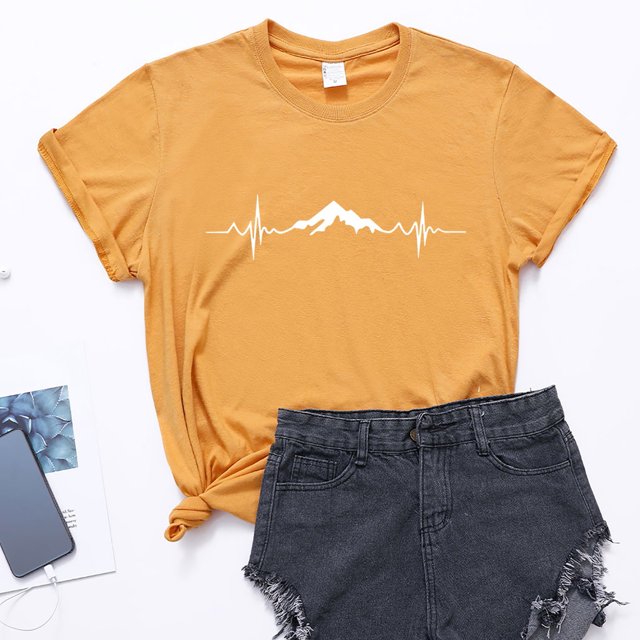 Hauts d'Été Grande Taille pour Femmes Tendance Mode Féminine Décontractée Col Rond Imprimé Chemise Ample Bas Manches Courtes Haut T-Shirt Col en V Femmes en Liquidation
