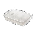thumbnail image 3 of Compartment Food Storage Container, Kitchen Refrigerator Organizer, Fruit Vegetable Meat Preserver, Ginger Garlic Onion Keeper, Meal Prep Box, Airtight Design, 3 of 5