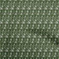 thumbnail image 1 of oneOone Rayon Dark Green Fabric Floral Sewing Craft Projects Fabric Prints By Yard 56 Inch Wide, 1 of 4