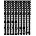 thumbnail image 2 of Vinyl Lettering, Self Adhesive Lettering - 1/2 Inch, Waterproof Individual Stickers for Signs, Boats (White on Black), 2 of 5