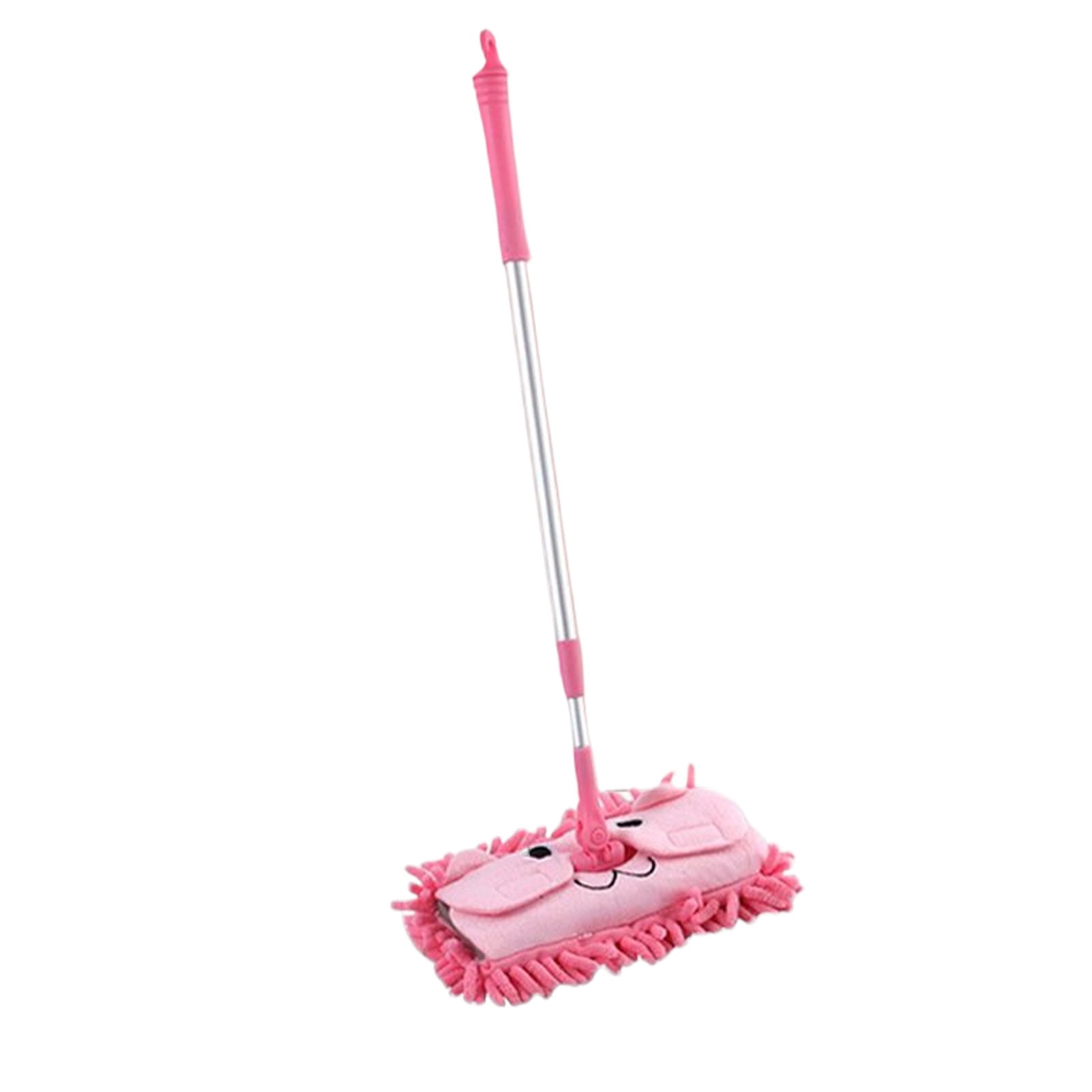 Xingzhi Broom Set For Children Easy Storage And Effective Cleaning Not Taking Up Space. PET Soft Bristled pink