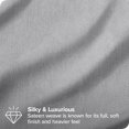 thumbnail image 2 of Bare Home Ensemble de Draps 100 % Coton Biologique - Tissage Satin, 2 of 7