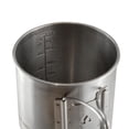 thumbnail image 3 of Coghlan’s 600 mL Stainless Steel Camp Mug — Lightweight Folding Handle Cup with Measurement Markings, 3 of 6
