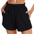 thumbnail image 1 of Birdeem Womens Lightweight Shorts Casual Short Short Pants Elastic Waist Drawstring Comfy Shorts, 1 of 6