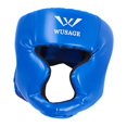 thumbnail image 3 of jinwen Boxing Headgear Protective Gear for Sparring Kickboxing Women Men Blue Large, 3 of 9