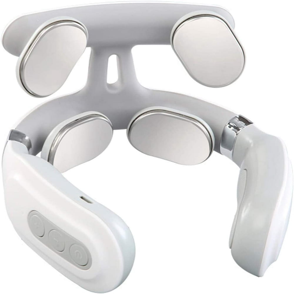 AMERTEER Cervical Massager Neck Massager with Heat Deep Tissue 4D Floating Kneading Pillow Cervical Massager for Relieve Muscle Pain