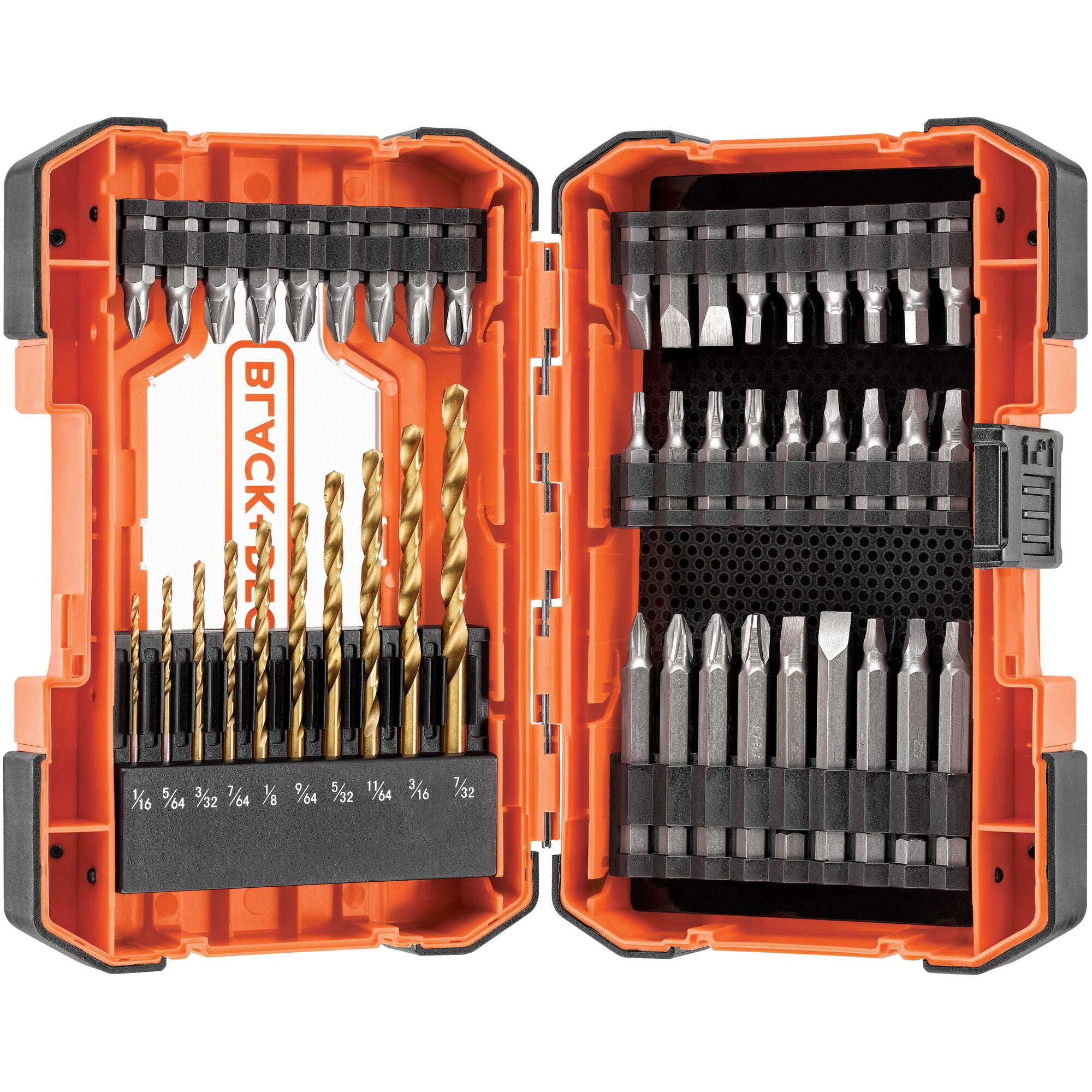 BLACK+DECKER BDA46SDDDAEV 46 Piece Drill/Screwdriver Bit Accessory Set