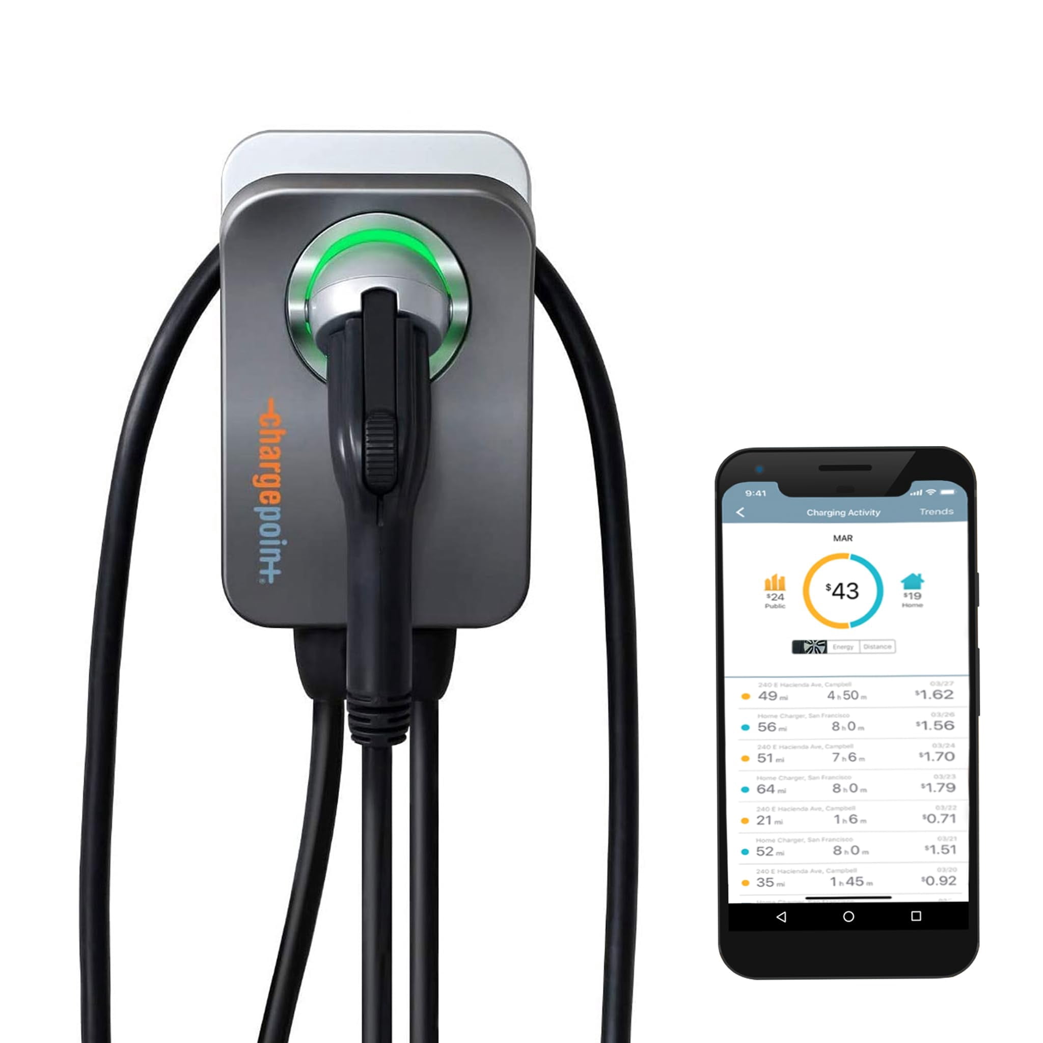 ChargePoint Home Flex Level 2 NEMA 14-50 Plug Electric Vehicle EV Charger