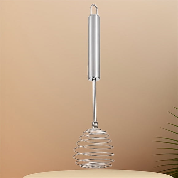 Stainless Steel Manual Egg Beater Handheld Kitchen Mixer for Efficient Baking and Cooking