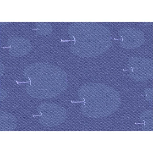 Ahgly Tapis Rectangulaire Lavable en Machine Intérieur Transitionnel Bleu Saphir, 6 Pieds x 9 Pieds