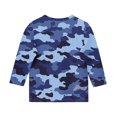 thumbnail image 4 of XZNGL Camouflage Print 3/4 Sleeve Round Neck Top for Kids , Soft Polyester-Spandex Blend , Breathable Fabric , Easy Pullover Design , Versatile Layering Piece , Machine Washable, 4 of 6