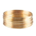 thumbnail image 2 of jifeng 50 Loops Jewelry Wire Memory Wire Art Memory Steel Wire for Necklace Earring Light Gold, 2 of 9