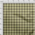 thumbnail image 2 of oneOone Viscose Chiffon Light Yellow Fabric Gingham Check Sewing Material Print Fabric By The Yard 42 Inch Wide, 2 of 4