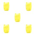 thumbnail image 1 of Dalazy Cat Shaped Sponges Neat Silicone Storage Box For Home Simple Fashionable yellow 5Set, 1 of 6