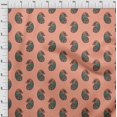 thumbnail image 3 of oneOone Cotton Flex Fabric Paisley Block Printed Craft Fabric BTY 40 Inch Wide, 3 of 4