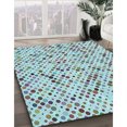 thumbnail image 3 of Ahgly Company Tapis d'Intérieur Lavable à la Machine, Carré, Transitionnel, Gris Rat, Tapis de Zone, 5 Pieds Carré, 3 of 7