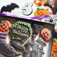 thumbnail image 4 of 7 Pieces/set Cake Molds Halloween 5 2 3 Stainless Steel Chocolate 5 2 3 Shapers Kitchen Cooking Baking Cookie Embossers, Type A, 4 of 7