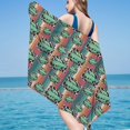 thumbnail image 3 of Sandproof Beach Blanket Lightweight Microfiber Beach Towel Super Lightweight Colorful Bath Towel Sandproof Beach Blanket Multi-Purpose Towel for Travel Swimming Pool 30X60 Inch, 3 of 3