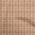 thumbnail image 1 of oneOone Velvet Orange Fabric Asian Kilim Sewing Craft Projects Fabric Prints By Yard 58 Inch Wide, 1 of 5
